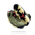 Nike Air Jordan 6 Retro Travis Scott Army Green Trainers، الصورة 2