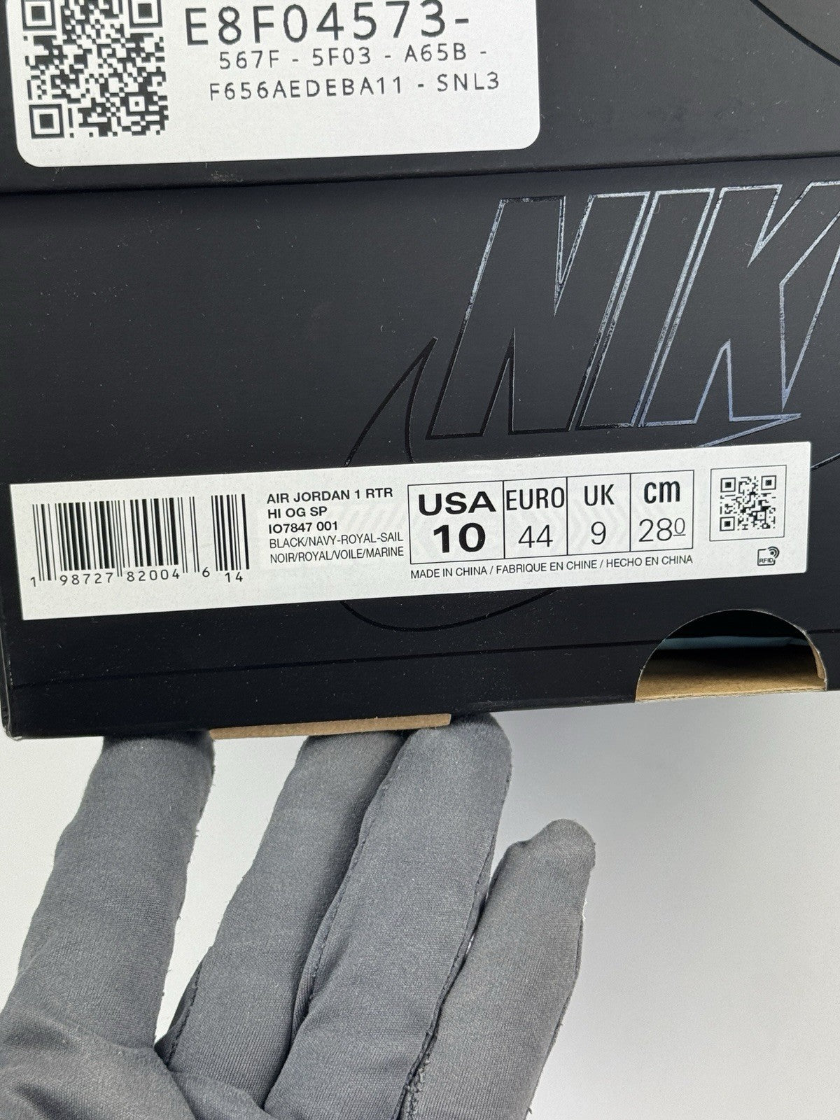 Nike Air Jordan 1 Retro High OG SP x Fragment Sneakers, photo 13