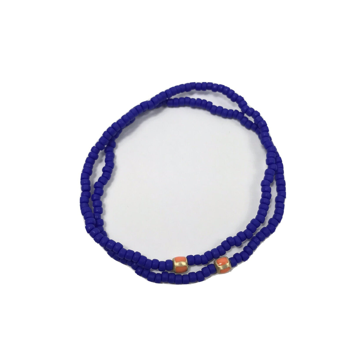 Luis Morais Glass Bead Enamelled 14ct Gold Bracelets, Set of 2, photo 2