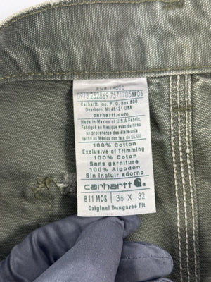 Born From Pain Sicko Flygirl Carhartt Olive Pink Purple Jeans، الصورة 11