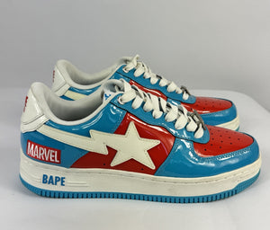 Bape A Bathing Ape Bape STA Marvel Comics Captain America Sneakers, photo 4