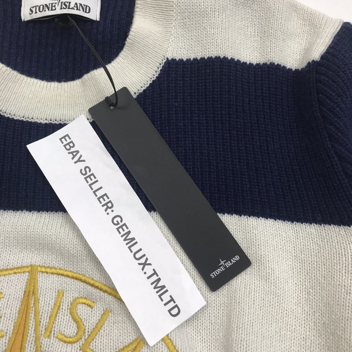 Stone Island Logo Block Knitted Jumper, photo 8