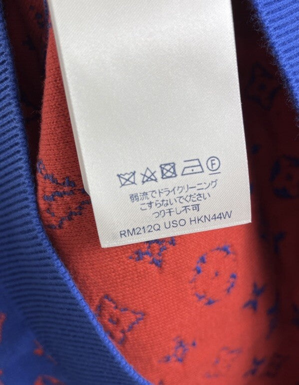 Louis Vuitton Monogram Electric Blue Gradient Crewneck Sweater, photo 12