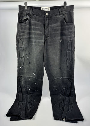 Satoshi Nakamoto Enduro Straight Padded Jeans، الصورة 3