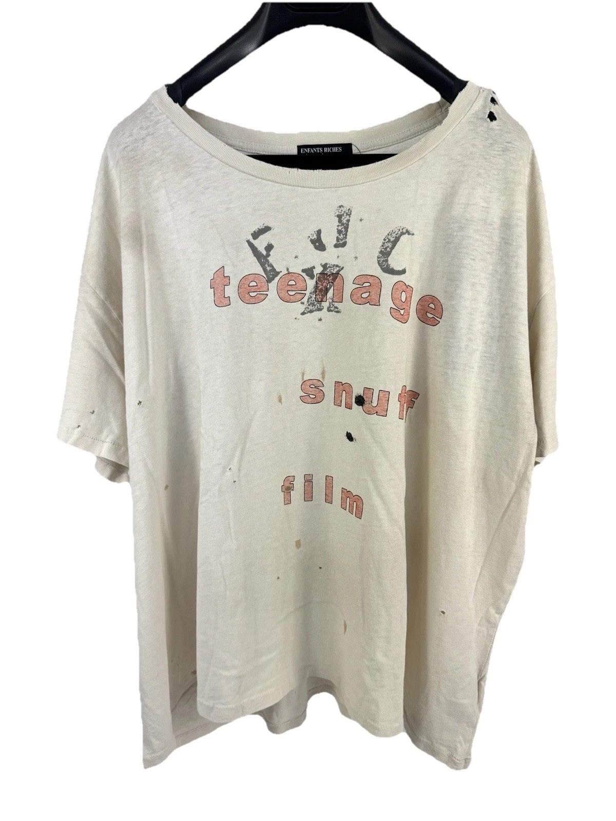 Enfants Riches Deprimes Teenage Stuff Army White T-Shirt, photo 3