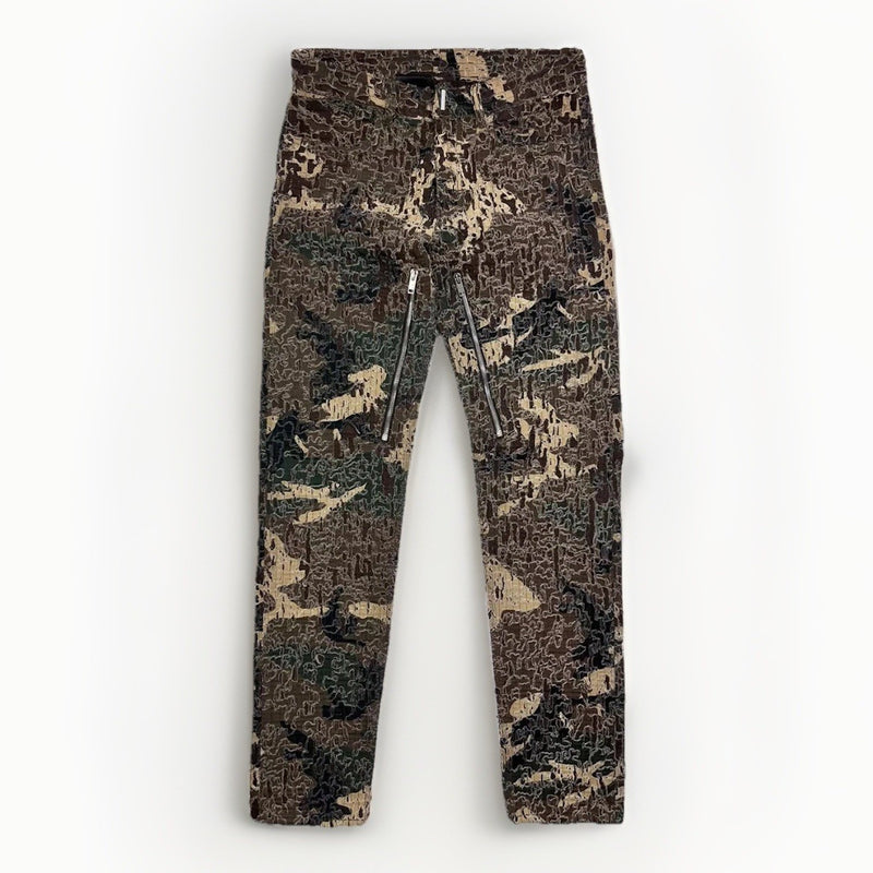 Givenchy Slim-fit Zip Detailed Camouflage Distressed Jeans, photo 1