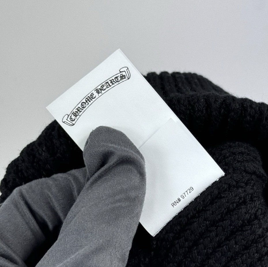 Chrome Hearts Leather Cross Patch With Cross Beanie, photo 10