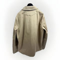 Prada Brown Beige Gabardine Work Jacket، الصورة 2