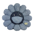 Takashi Murakami Flower And Skull Jacquard Denim Cushion، الصورة 1