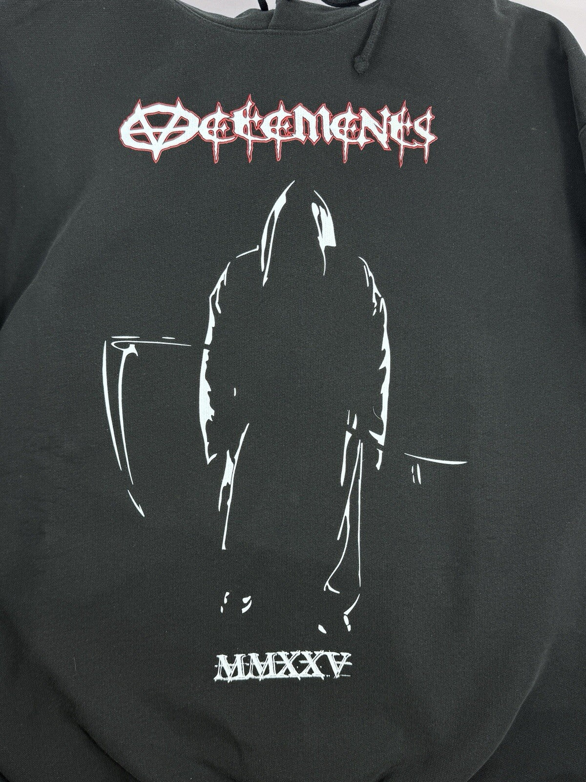 Vetements 2025 Reaper Oversized Hoodie, photo 2