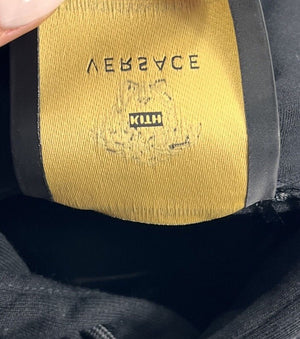 Versace x Kith Black Greek Key Logo Hoodie, photo 4