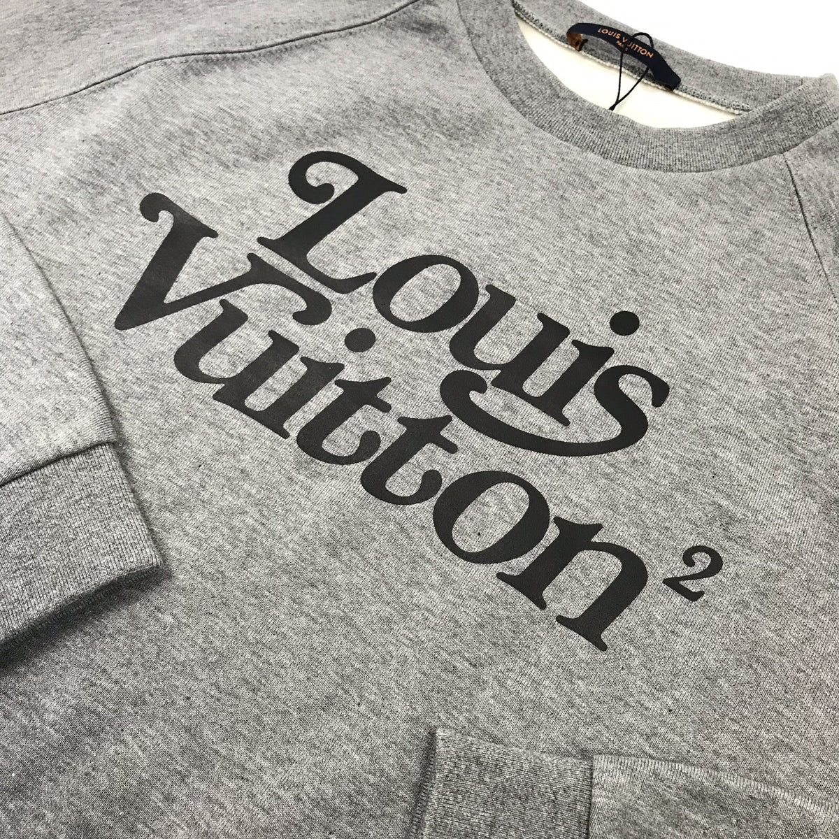 Louis Vuitton x Nigo Grey Print Crew-Neck Sweatshirt, photo 3