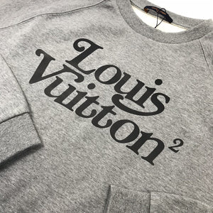Louis Vuitton x Nigo Grey Print Crew-Neck Sweatshirt, photo 3