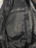 424 City Striped Goat Hair and Leather Bomber Jacket, photo 5