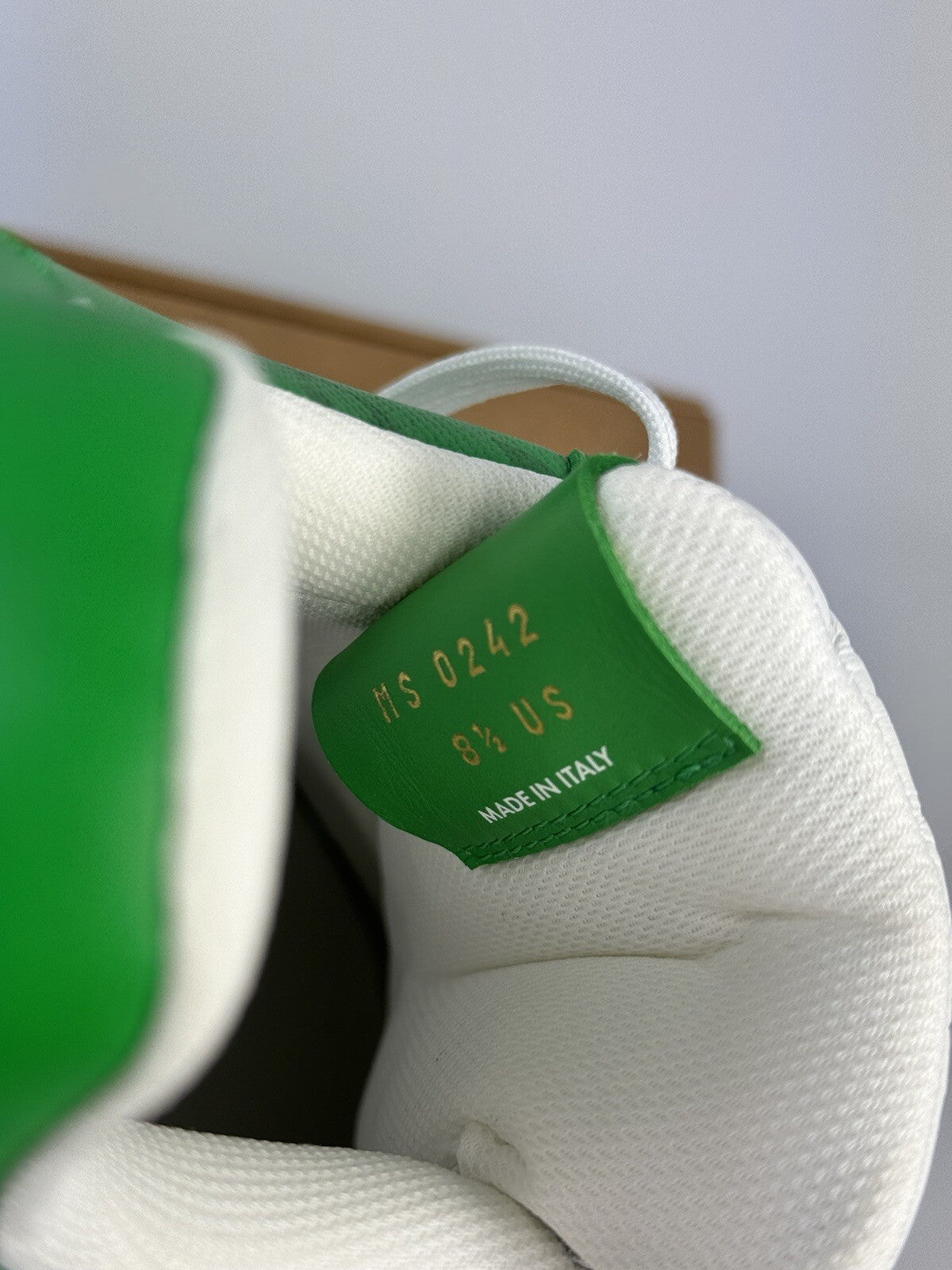Louis Vuitton x Air Force 1 Green Trainers by Virgil, photo 9