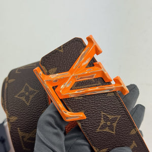 Louis Vuitton x Virgil ‘Chicago’ Monogram Print Reversible Belt 40mm, photo 5