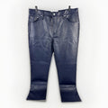 Sefr Sako Straight Leg Faux Leather Trousers（写真1）