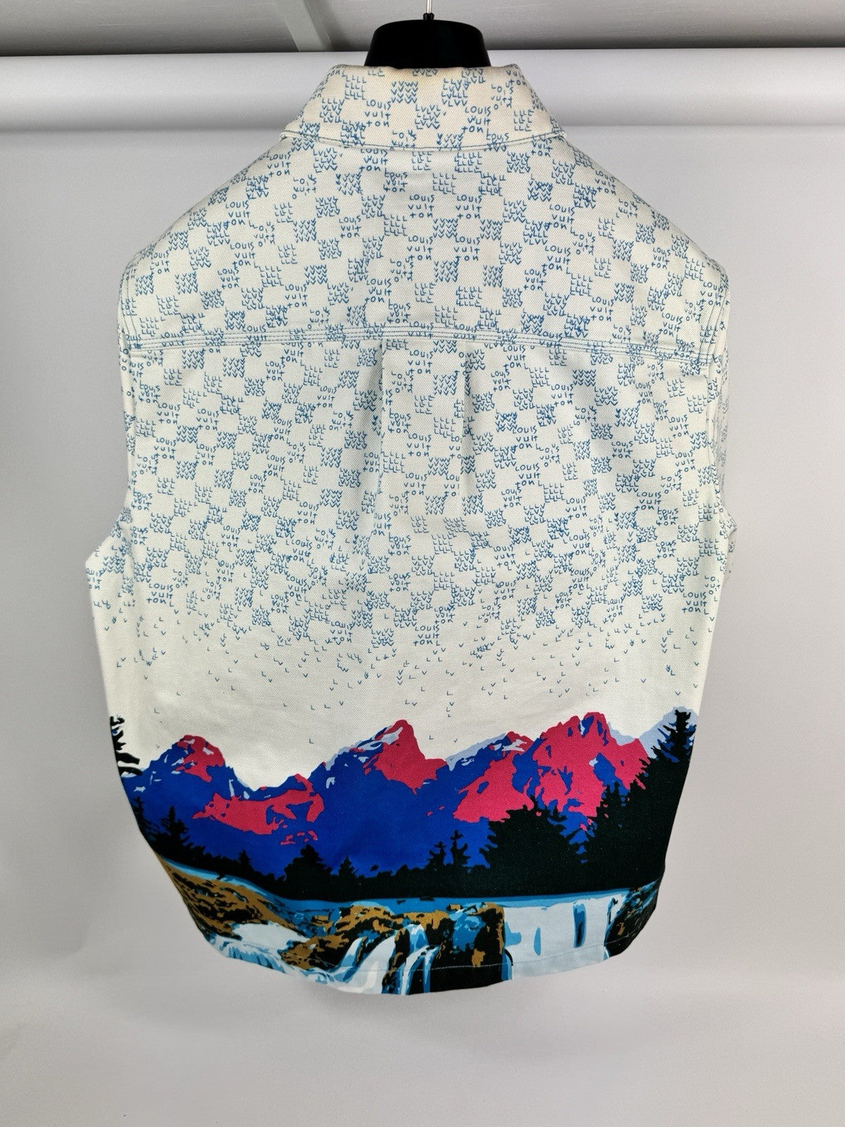 Louis Vuitton Landscape Shirt Sleeve Denim Over Shirt SS23, photo 4
