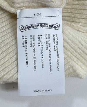 Chrome Hearts Cashmere Turtleneck with Cross Patch Sleeves، الصورة 6