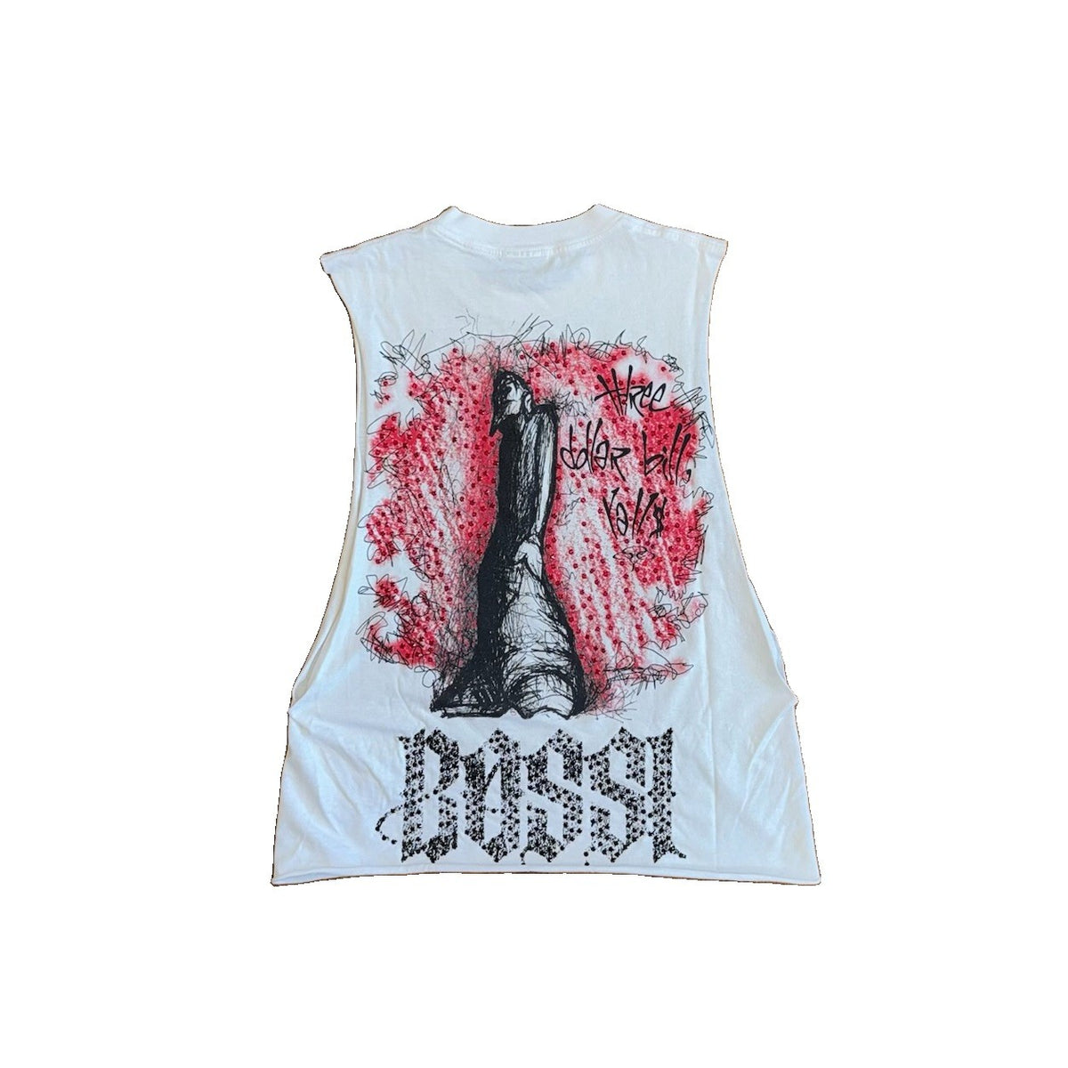 Bossi 1 of 1 Limp Bizkit Rhinestone Double Layered Vintage T-Shirt, photo 4