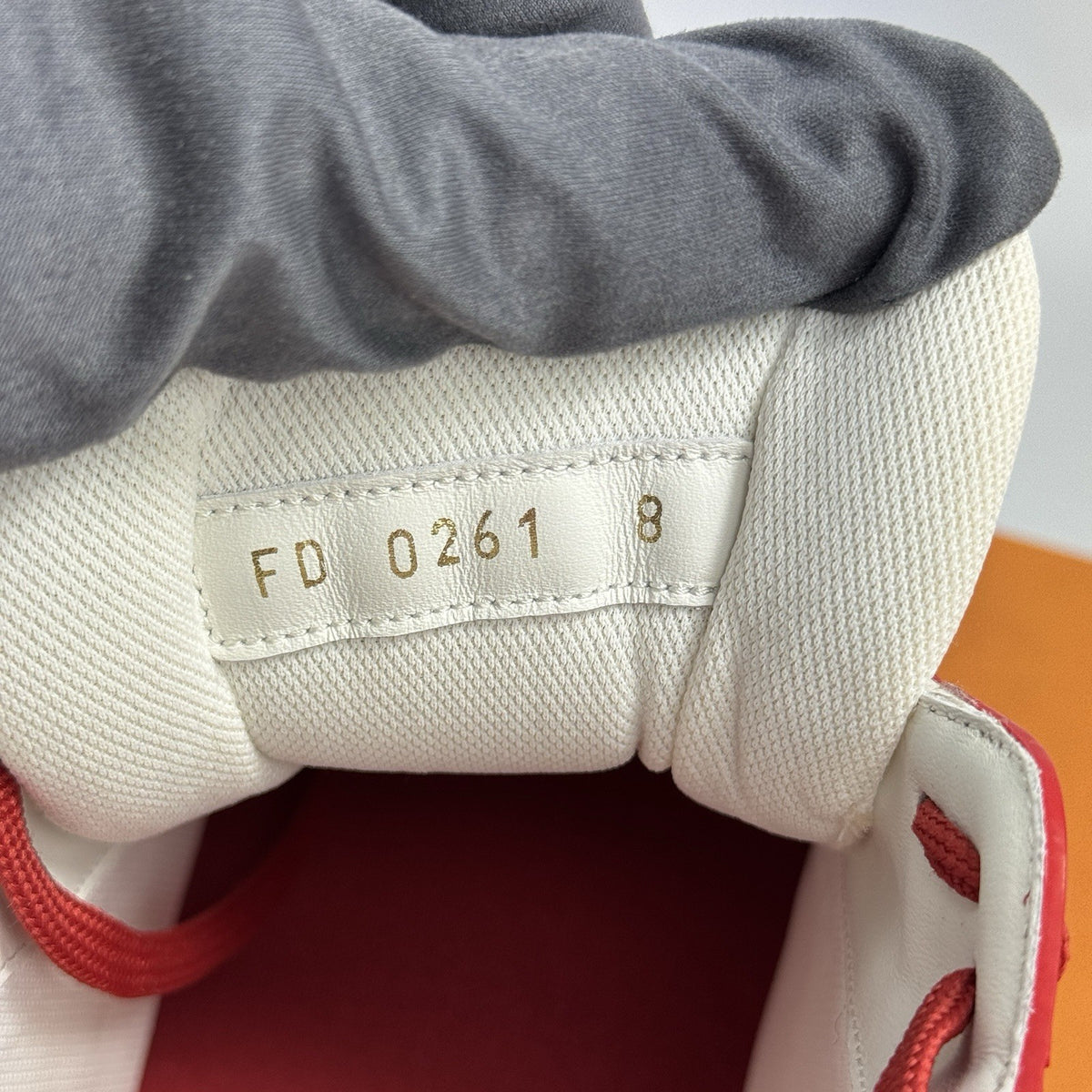 Louis Vuitton x Virgil Abloh Red Classic Sneakers, photo 11