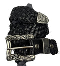 Enfants Riches Deprimes Port Of Souls Braided Leather Belt، الصورة 2