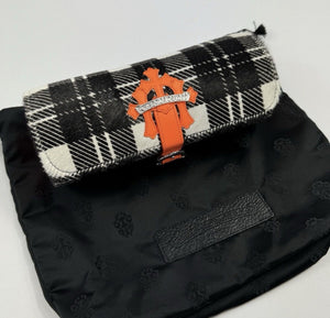 Chrome Hearts Orange Cross Patch Pony Hair Watch Roll, photo 2