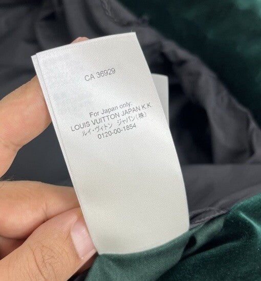 Louis Vuitton x Virgil Abloh Technical Taped Velour Windbreaker Jacket, photo 15