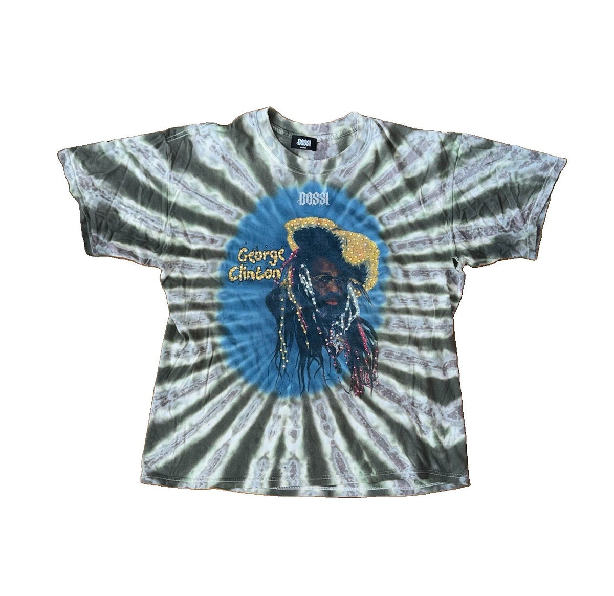 Bossi 1 of 1 George Clinton Rhinestone Double Layered T-Shirt, photo 3