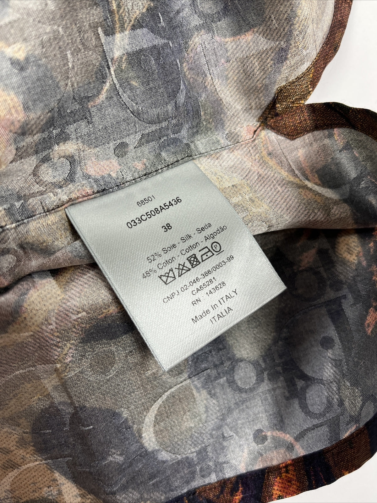 Dior x Peter Doig Silk/cotton Monogram Print Shirt, photo 12