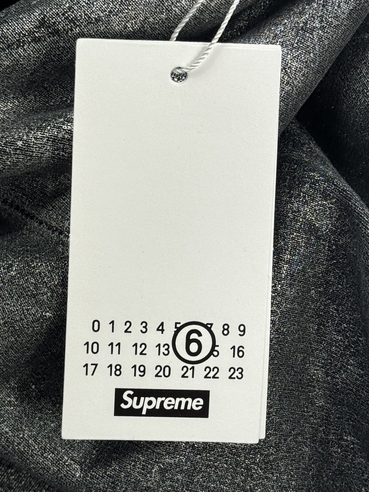 Supreme x MM6 Foil Box Logo Hoodie, photo 12