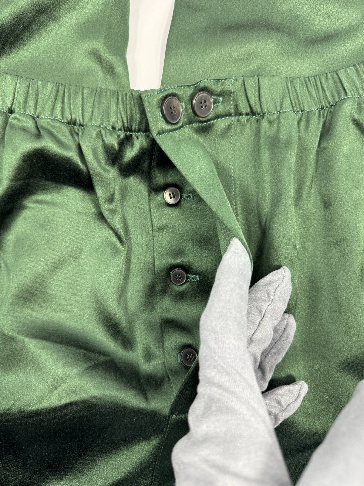 Enfants Riches Deprimes Logo Embroidered Horn Button Silk Pyjama Set, photo 14