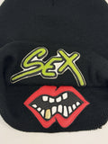 Chrome Hearts x Matty Boy 1 of 1 Sample Sex Records Lips Beanie, photo 2