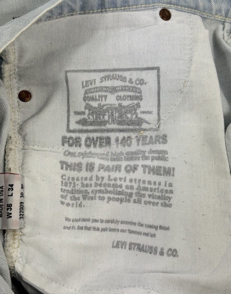 Levi’s Coucou Bebe Changement De Propriétaire Distressed Jeans, photo 9