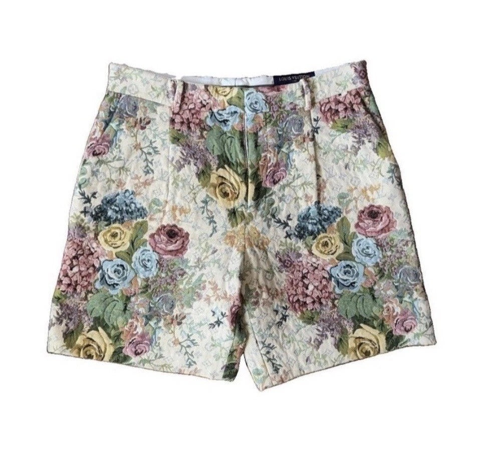 Louis Vuitton x Virgil Abloh Floral Tapestry Monogram Shorts, photo 1