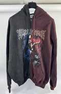 Vetements x Cradle Of Filth Oversized Panned Zip Hoodie، الصورة 6