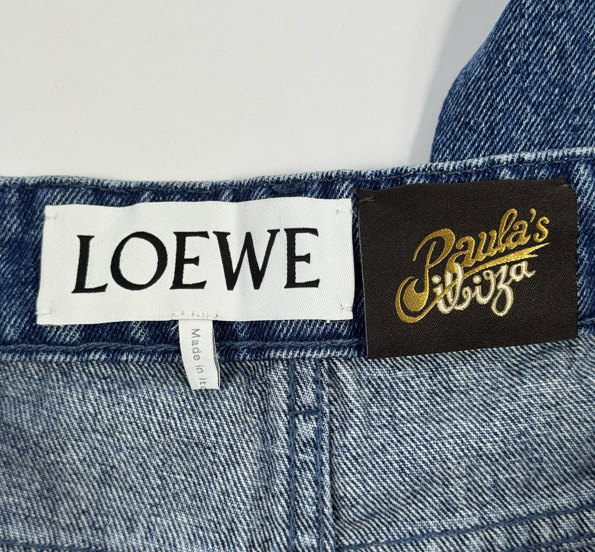Loewe x Paula’s Ibiza Straight Leg Patchwork Denim Jeans, photo 4
