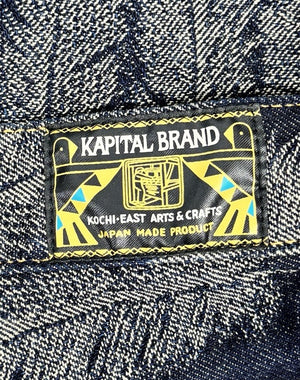 Kapital Magpie Slim Fit Flared Jacquard Jeans, photo 3