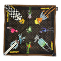 Louis Vuitton x Virgil Abloh LV Friends Silk &amp; Cotton Bandana، الصورة 1