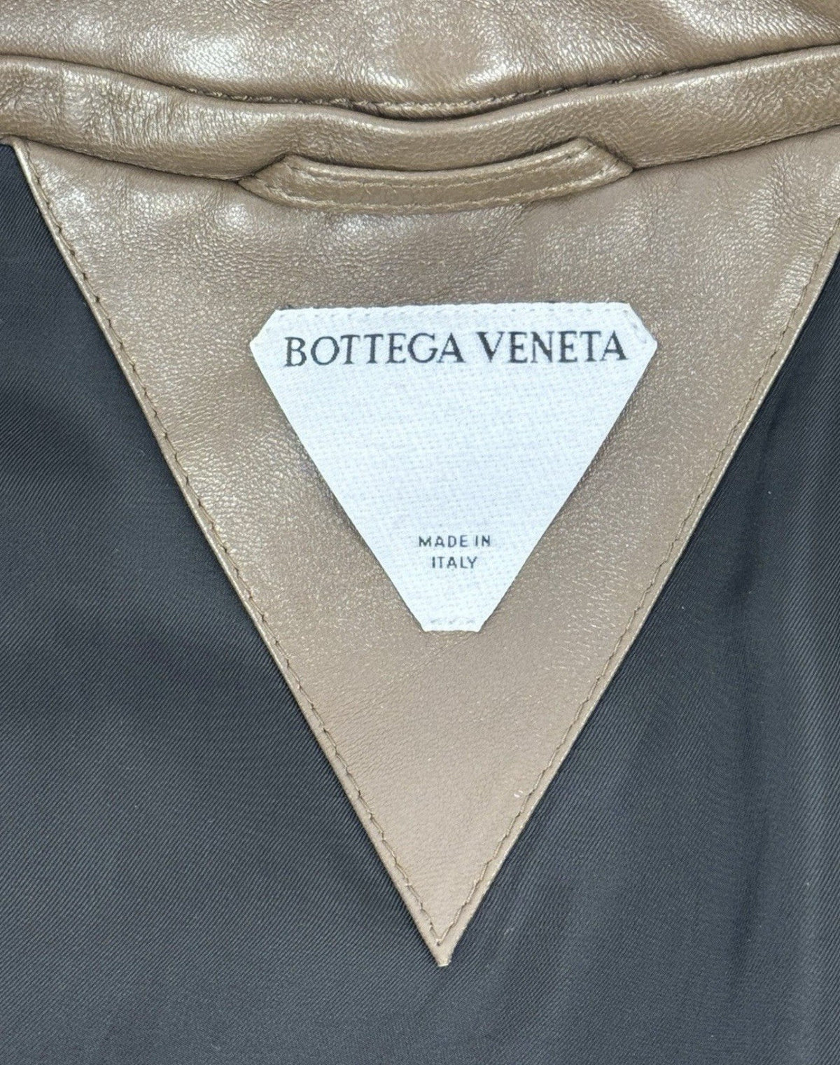Bottega Veneta Soft Leather Jacket With Shearling Removable Collar, photo 8