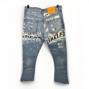 Gallery Dept Logo Print Distressed Jeans（写真2）