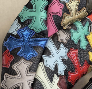 Chrome Hearts Multicolour Cross Patch Snat Medium Waist Bag, photo 16