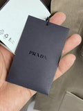 Prada Brown Beige Gabardine Work Jacket، الصورة 6