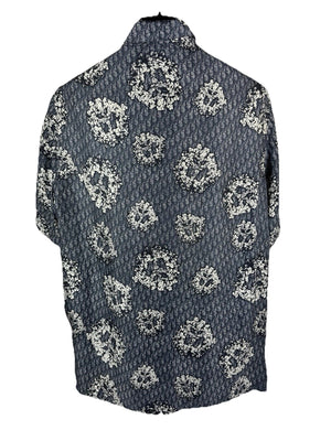 Dior x Denim Tears Oblique Print Silk Shirt، الصورة 1