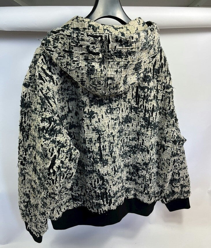 Givenchy x MMW Distressed Oversized Hooded Zip Up Jacket, photo 4