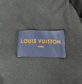 Louis Vuitton x Virgil Abloh Green Logo Print Camouflage Zip Up Fleece، الصورة 6