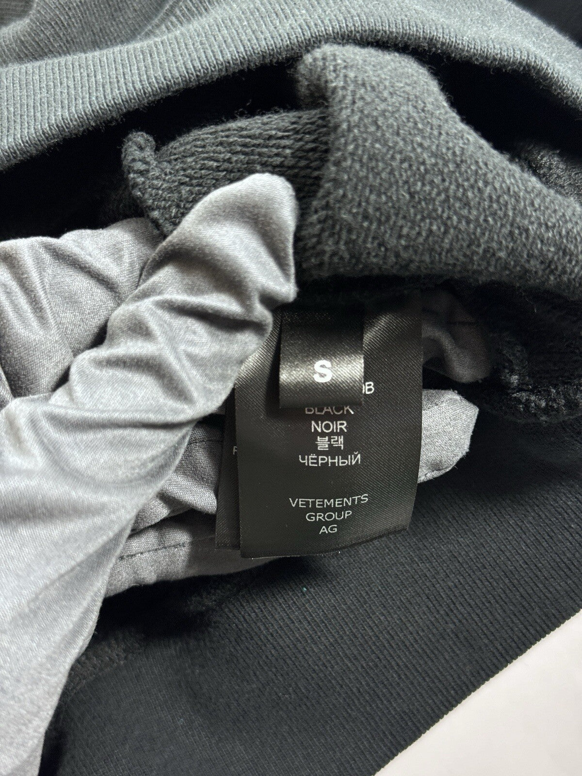 Vetements 2025 Reaper Oversized Hoodie, photo 6