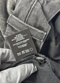 Satoshi Nakamoto Washed Black Baggy Moto Jeans، الصورة 6