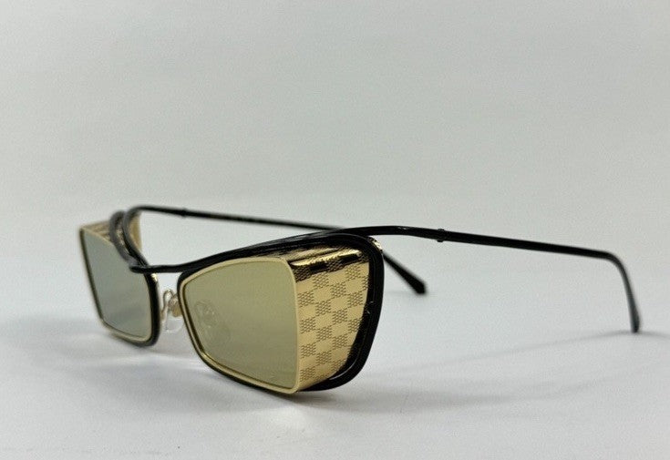 Louis Vuitton x Pharrell 24k Gold Plated Damier Sunglasses, photo 3