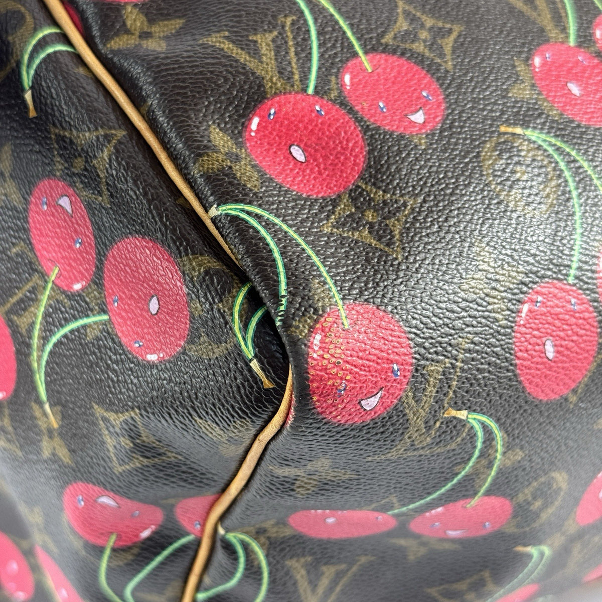 Louis Vuitton x Takashi Murakami Cherry Monogram 45 Keepall Duffle 2005 Cerises, photo 18
